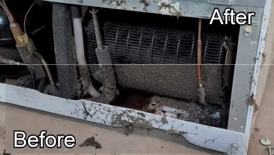 before/after refrigerator repair abeline